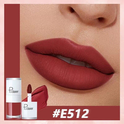 PUDAIER Waterproof Matte Velvet Liquid Lipstick Long Lasting Lip Gloss Make-up