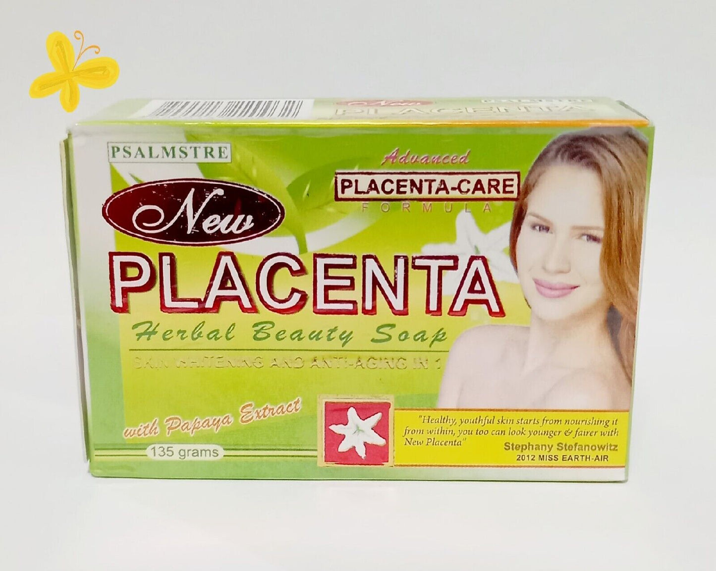 Placenta Herbal Beauty Soap 135g (Pack of 2) With Papaya Extract