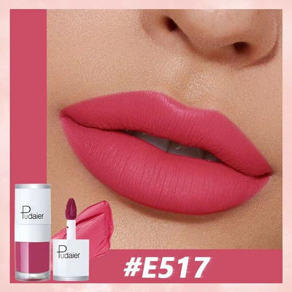 PUDAIER Waterproof Matte Velvet Liquid Lipstick Long Lasting Lip Gloss Make-up