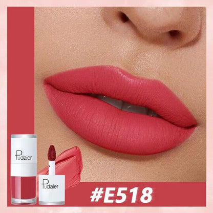 PUDAIER Waterproof Matte Velvet Liquid Lipstick Long Lasting Lip Gloss Make-up