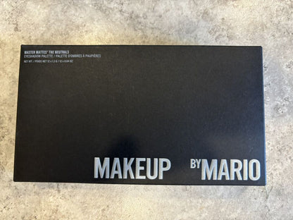 Makeup by Mario Master Mattes Eye Shadow Neutrals Pallet New 100% Authentic NIB