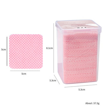 Lint-Free Nail Polish Remover Cotton Wipes, UV Gel Tips Cleaner Pad for Polish & Manicure Art