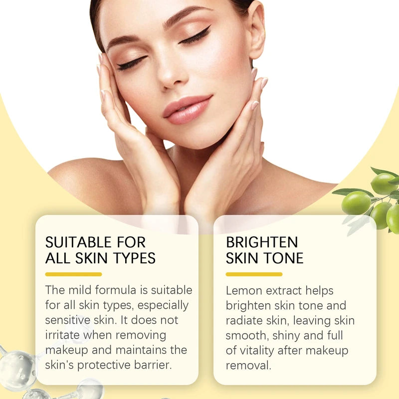 Radiant Moisturizing Cleansing Oil, Lightweight Makeup Remover Oil, Dissolving Makeups, Dirt Purifying, Pore Nourishing