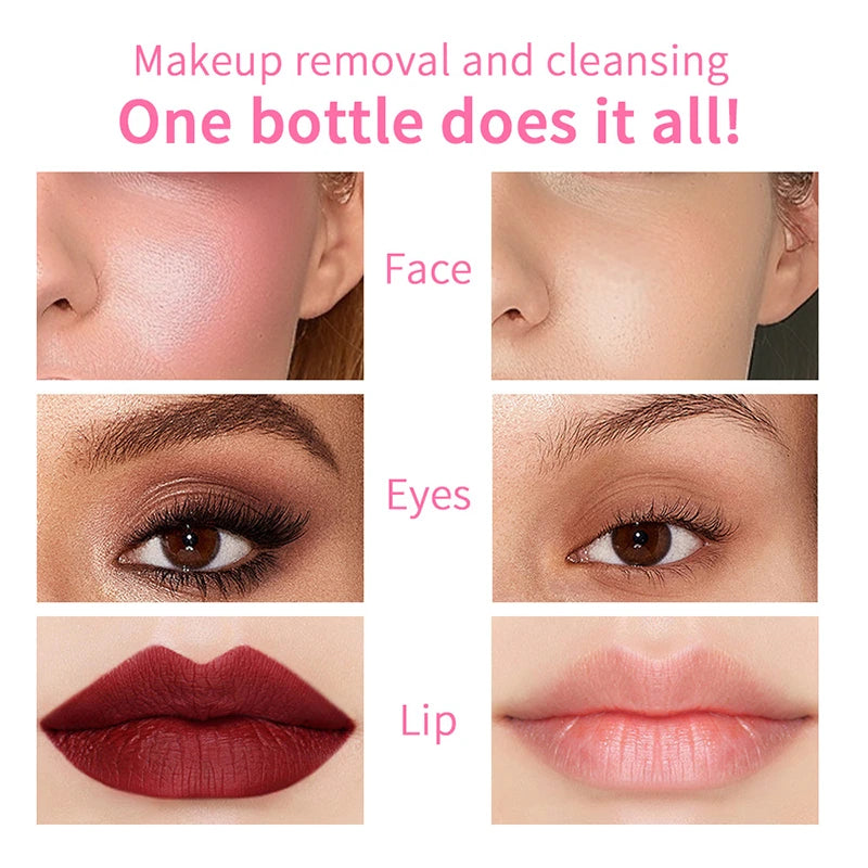 All In 1 Facial Cleanser No Harsh Rubbing, Mild Micellar Cleansing Makeup Remover, Korean Gentle Makeup Remover Water