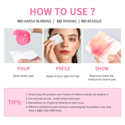 All In 1 Facial Cleanser No Harsh Rubbing, Mild Micellar Cleansing Makeup Remover, Korean Gentle Makeup Remover Water