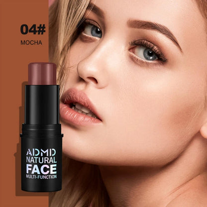 Contour Stick, Blush Stick, Highlight Stick, Shape Facial Contour, Brighten Light Color-Producing Makeup for Beginners