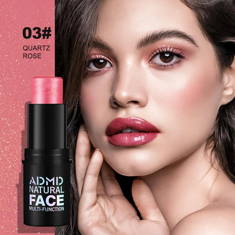 Contour Stick, Blush Stick, Highlight Stick, Shape Facial Contour, Brighten Light Color-Producing Makeup for Beginners