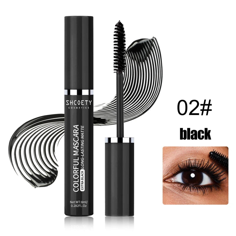 Long-lasting Waterproof Mascara, Anti-fouling for Full Eyelashes, Festival and Stage Makeup, Smudge Proof Volume Boost