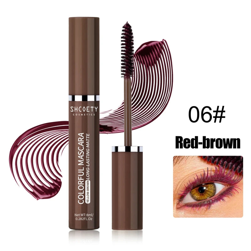 Long-lasting Waterproof Mascara, Anti-fouling for Full Eyelashes, Festival and Stage Makeup, Smudge Proof Volume Boost