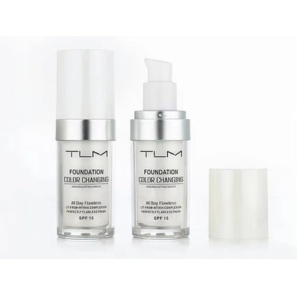 TLM Color Changing Foundation – Magic Liquid Makeup Base Soft Matte Long Lasting Hydration