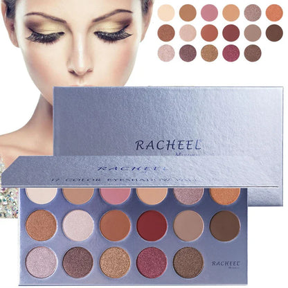 17 Colors Eye Shadow Palette Cosmetic Makeup Shimmer Matte Eyeshadow Palette Beauty Set